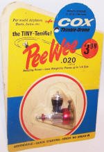 Cox Timble-Drome PeeWee .020 Engine - Airplanes and Rockets