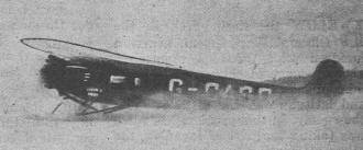 Fokker Super Universal strives to get off the snow-packed ground - Airplanes and Rockets