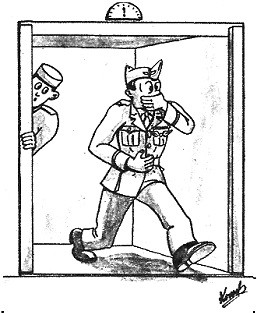 Flyboy can't handle an elevator ride - Airplanes and Rockets
