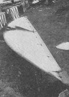 Tailless glider "Parabel" designed by Russian, Tchernovski - Airplanes and Rockets