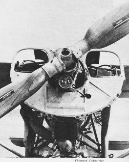 V-belt is fastened to governor on nose - Airplanes and Rockets