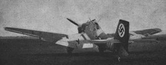 Junkers Ju. 87 sits on its home base "somewhere in France." - Airplanes and Rockets