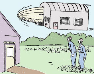 Wisecrack-ups (2), March 1937 Flying Aces - Airplanes and Rockets