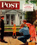 Charles Schulz in "The Saturday Evening Post" September 25, 1948 - Airplanes and Rockets