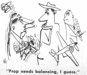 Model Aviation Comics, July 1959 Model Aviation, page 40 - Airplanes and Rockets
