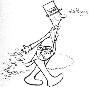 Look at the man with bags of money - Airplanes and Rockets