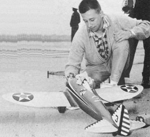 Jerry Worth with P-26A - Airplanes and Rockets