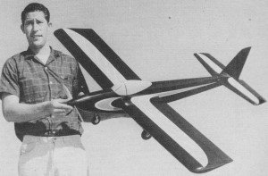 Chuck Hayes with his fine looking original - Airplanes and Rockets