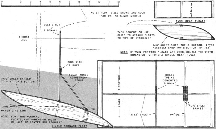 Simple Float Plan - Airplanes and Rockets