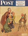 Charles Schulz in "The Saturday Evening Post" February 19, 1949 - Airplanes and Rockets
