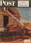Charles Schulz in "The Saturday Evening Post" November 6, 1948 - Airplanes and Rockets