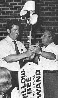 Rod Smith received the perpetual "Willow-Bee" Thermal Wand - Airplanes and Rockets