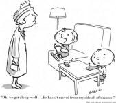 Charles Schulz in "The Saturday Evening Post" February 11, 1950 (pp 45) - Airplanes and Rockets