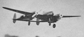 "Yippee" spans 58", has two Fox 35s - Airplanes and Rockets