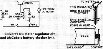 Calvert's DC motor regulator circuit - Airplanes and Rockets