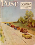 Charles Schulz in "The Saturday Evening Post" July 16, 1949 - Airplanes and Rockets