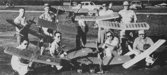 KCRC'ers at Jacomo Park field in Missouri - Airplanes and Rockets