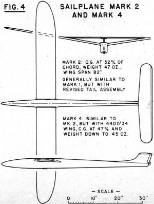 Sailplane Mark 2 and Mark 4 - Airplanes and Rockets