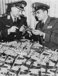 Messerschmitt 109 aircraft with a German pilot, Major Wilhelm Klapper - Airplanes and Rockets