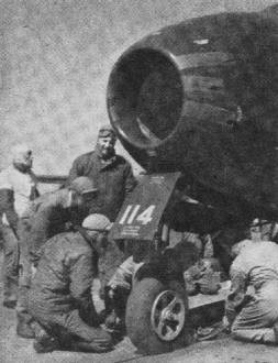 Elder took a wave-off on an earlier approach to give his skipper the honor of the first landing - Airplanes and Rockets