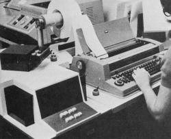 RCM's I.B.M. 360 MTSC computerized composer-typesetter - Airplanes and Rockets