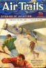 October 1928 Air Trails first edition Cover - Airplanes and Rockets