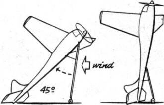 se small wheel on strut end to meet A.M.A. rules - Airplanes and Rockets