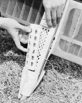 Fourteen batteries drop into the well-ventilated access hatch of the glider - Airplanes and Rockets