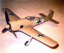 FW-190 Focke Wulf Guillows electric conversion (Bill Gaylord) - Airplanes and Rockets