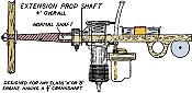 New Extension Shaft Reduces Engine Repairs, October 1941 Flying Aces - Airplanes and Rockets