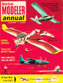 David J. Holland's "Flying Men" Cover Art Model Article & Plans, 1962 Annual Edition American Modeler - Airplanes and Rockets
