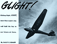 Glight! (Glider Flight), December 1945 Flying Age Including Flying Aces - Airplanes and Rockets