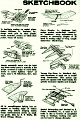 Sketchbook, March 1961 American Modeler Magazine - Airplanes and Rockets