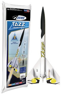 Estes Tazz model rocket featuring spin recovery - Airplanes and Rockets