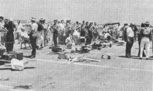 Seems like a good deal of Hangar flying is going on at the R/C pits - Airplanes and Rockets