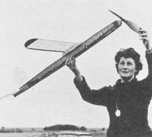 "Women's Cup" (for T/L or rubber) was won by Mrs. Stott with 3 maxes - Airplanes and Rockets