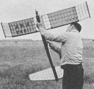 USAF's Major John Rice entered this T.D.-15 powered Ramrod in free flight - Airplanes and Rockets