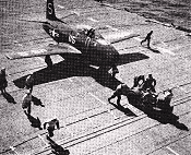 How New Jets Hit the Deck for U. S. Navy, June 1948 Popular Science - Airplanes and Rockets