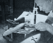 Planes Race Past Sound; Bump in Floor Shows How, June 1948 Popular Science - Airplanes and Rockets