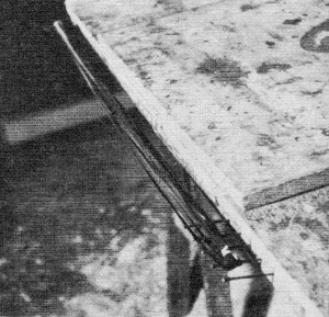 Motors were made up to required length around nails in workbench - Airplanes & Rockets
