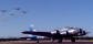 WWII Bombers over Arizona Landscape - Airplanes and Rockets