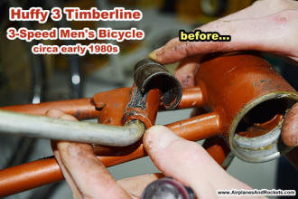 Huffy 3 Timberline Men's Bicycle (original) #9 - Airplanes and Rockets