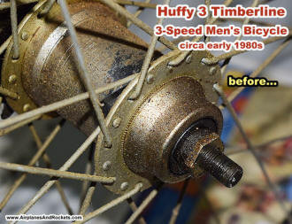 Huffy 3 Timberline Men's Bicycle (original) #22 - Airplanes and Rockets
