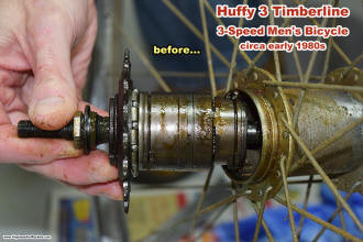 Huffy 3 Timberline Men's Bicycle (original) #16 - Airplanes and Rockets