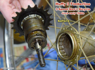 Huffy 3 Timberline Men's Bicycle (original) #17 - Airplanes and Rockets
