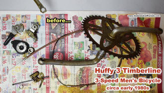 Huffy 3 Timberline Men's Bicycle (original) #8 - Airplanes and Rockets