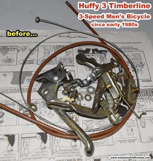 Huffy 3 Timberline Men's Bicycle (original) #13 - Airplanes and Rockets