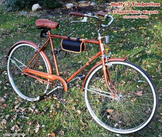 Huffy 3 Timberline Men's Bicycle (restored) #1 - Airplanes and Rockets