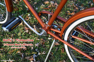 Huffy 3 Timberline Men's Bicycle (restored) #7 - Airplanes and Rockets