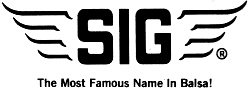 Sig Manufacturing logo - Airplanes and Rockets